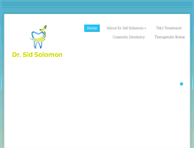 Tablet Screenshot of drsidsolomon.com
